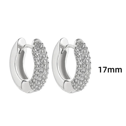 Stainless Steel Big Circle Hoop Earrings
