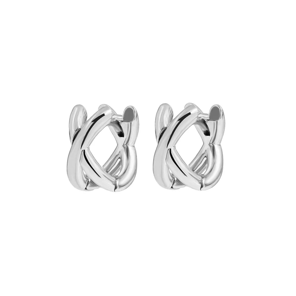 Stainless Steel Big Circle Hoop Earrings