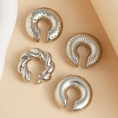 4 Pcs Fashion C Shape Ear Cuff Earrings