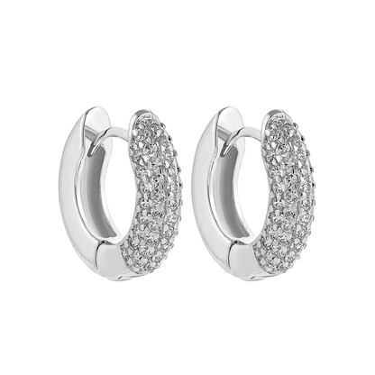 Stainless Steel Big Circle Hoop Earrings